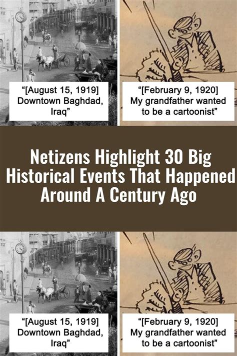 Netizens Highlight 30 Big Historical Events That Happened Around A