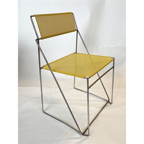 Vintage Nuova X Line Dining Chair By Niels Jorgen Haugesen Hybodan