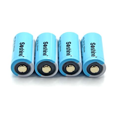 Pcs Original Soshine Lifepo Ifr Cr Mah V Rechargeable