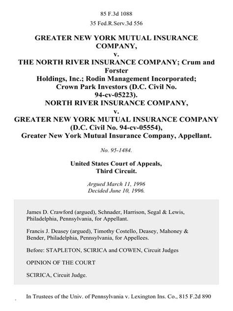 United States Court Of Appeals Third Circuit Pdf Subrogation Lawsuit