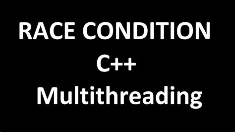 Race Condition C Multithreading HFT Interview YouTube