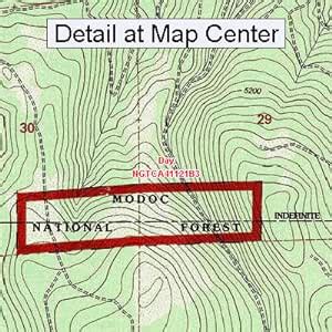 Amazon USGS Topographic Quadrangle Map Day California Folded