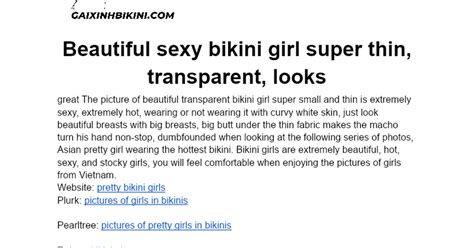 Beautiful Girl Bikini Google Docs
