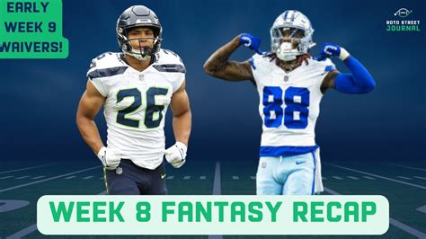 Week 8 Fantasy Football Recap Stats Risers Fallers Injuries