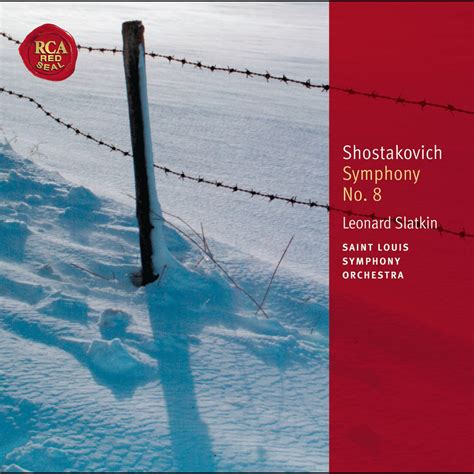 Shostakovich Symphony No Album By Leonard Slatkin St Louis