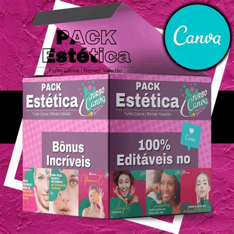 Pack Estética Canva 200 Artes Editáveis 100 No Canva Bônus Mundo