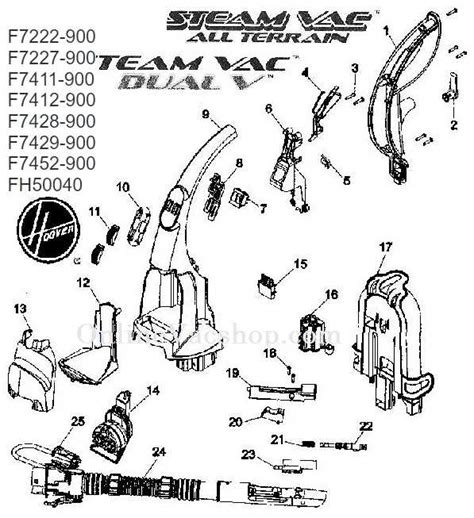 Exploring The Components Of A Hoover Max Extract A Detailed Parts Diagram