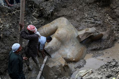 A Massive Statue Of An Ancient Egyptian King Was Discovered In A