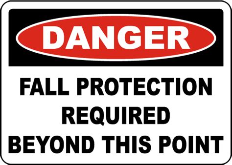 Fall Protection Required Ppe Sign Claim Your Discount