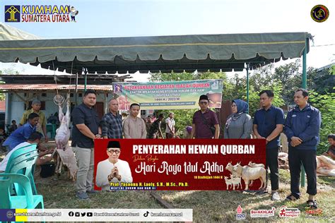 Peringati Hari Raya Idul Adha H Menkumham Beserta Jajaran Kanwil