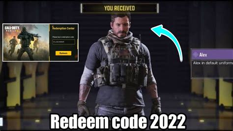 Cod Mobile New Redeem Code 2022 Call Of Duty Mobile Redeem Code