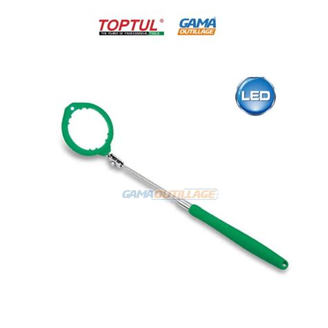 MIROIR ROND A LED TOPTUL GAMA OUTILLAGE Algérie