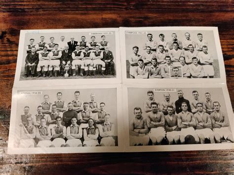 Vintage Famous Football Team Cards - Etsy