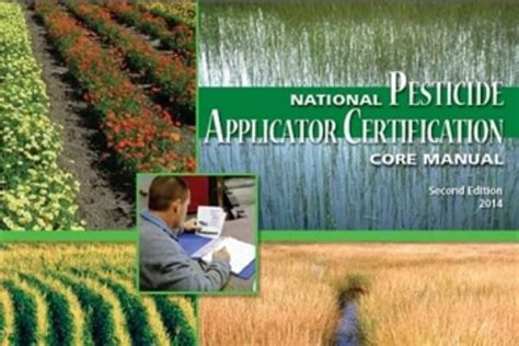 National Pesticide Applicator Certification Core Manual Msu Extension