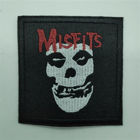 Misfits 3 X 3 Patch Punk Rock Etsy