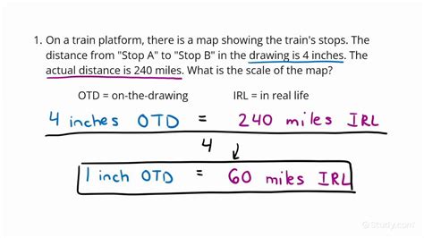 Scale Drawings Scale Factor Word Problems