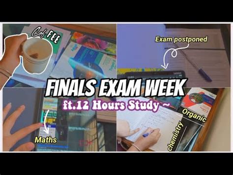 FINALS EXAM VLOG Lot S Of Studying Cooking 12 Hours Study Vlog