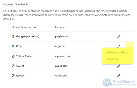 Comment Changer Le Moteur De Recherche Par D Faut Dans Un Navigateur