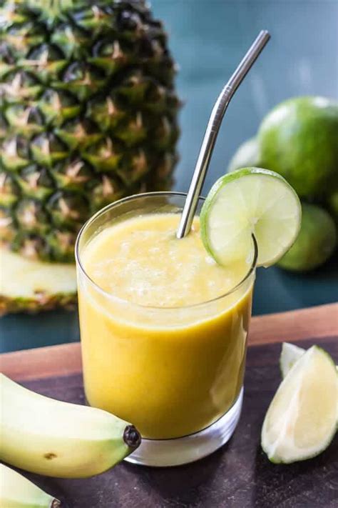 Anti Inflammatory Turmeric Pineapple Smoothie Recipe Wicked Spatula