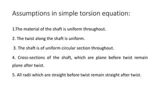 Simple torsion equation | PPT