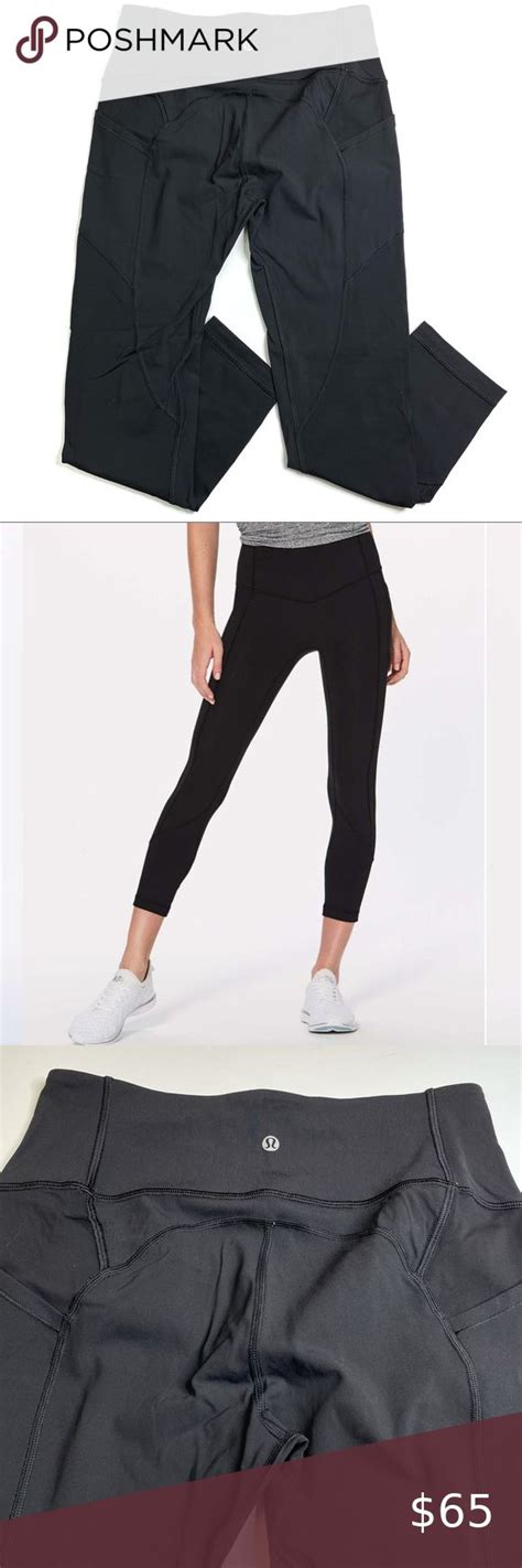 Lululemon All The Right Places Crop Ii Black Lululemon Athletica