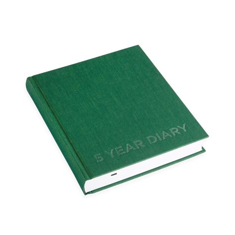 bookbinders design  year diary clover green