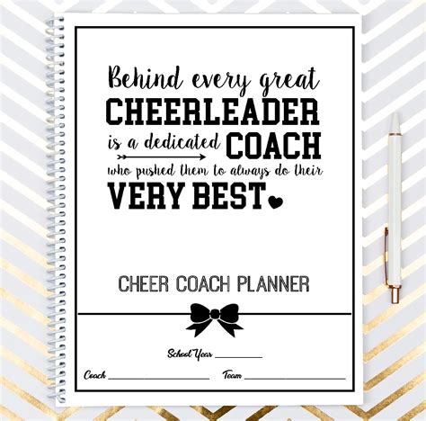 Cheer Coach Planner Etsy