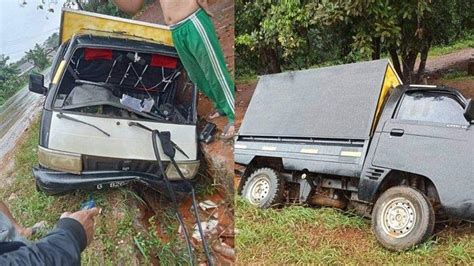 Kecelakaan Tunggal Di Depan Pasar Pondidaha Konawe Sultra Mobil Box