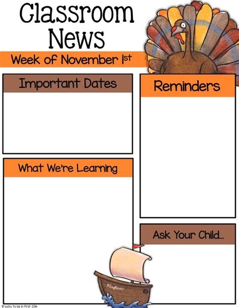 Editable Newsletter Templates for Teachers & Classrooms