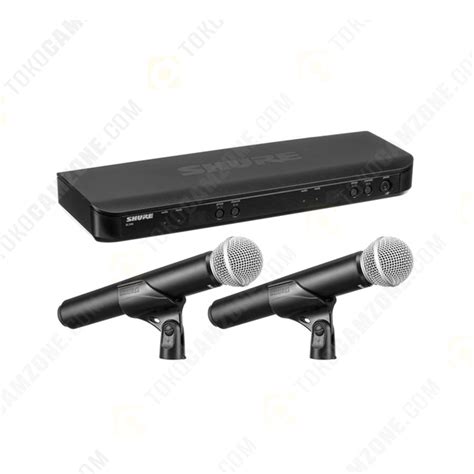 Shure Blx Pg Dual Channel Wireless Handheld Microphone System With