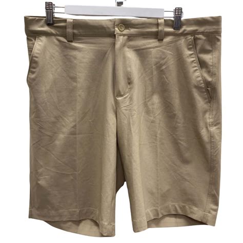 Greg Norman Mens Size 34 Khaki Shorts