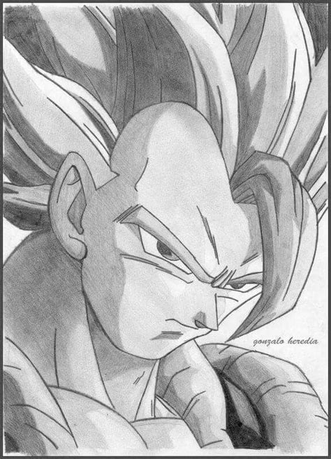 Goku A Lapiz Dibujos De Colorear