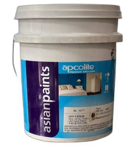 Apcolite Premium Emulsion Asian Paints 20 Ltr At Rs 5600 In New Delhi