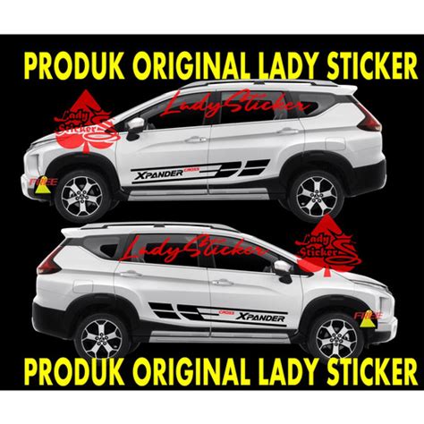 Jual Sticker Mobil Xpander Cross Cutting Sticker Mobil Mitsubishi