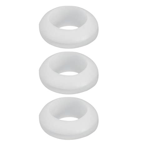 Uxcell Double Side Rubber Grommet Eyelet Ring Wire Gasket White Mm Id