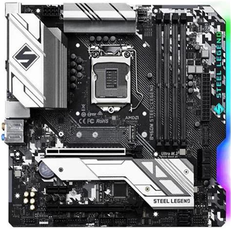 Amazon | Asrock B460M Steel Legend Intel B460 LGA 1200 I7/I5/I3 USB3.0 ...