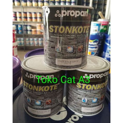 Jual Cat Batu Alam Propan Stonkote L Shopee Indonesia