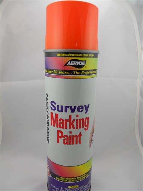 Aervoe Marking Paint Spray Orange Fluorescent 6 Pack - Walmart.com