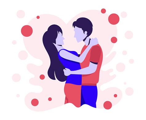 Couple In Love Illustration 240064 Vector Art At Vecteezy