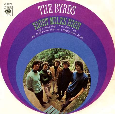 Cover Artwork For American Band The Byrds Eight Miles High EP