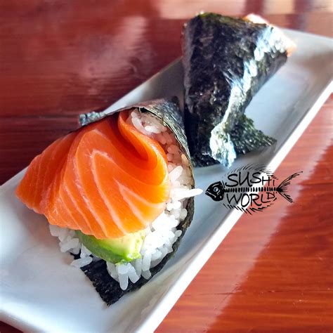 Salmon Avocado Hand Roll | Sushi World