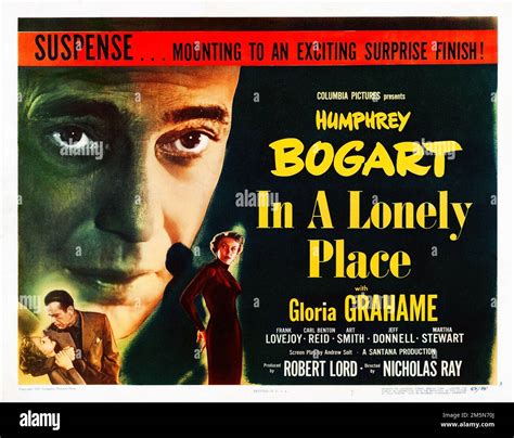 In A Lonely Place 1950 Vintage Film Poster Feat Humphrey Bogart And Gloria Grahame Italian