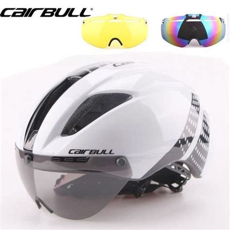 Casque De V Lo Cairbull Aero G Avec Lunettes Magn Tiques Amovibles