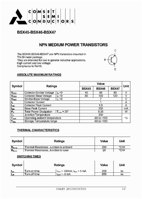 Bsx454875980pdf Datasheet Download Ic On Line