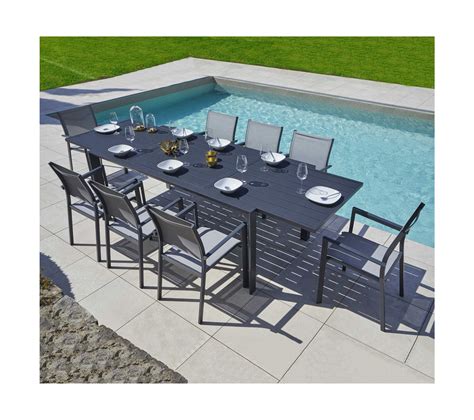 Argos Ensemble Table Et Chaises De Jardin Places Gris Perle