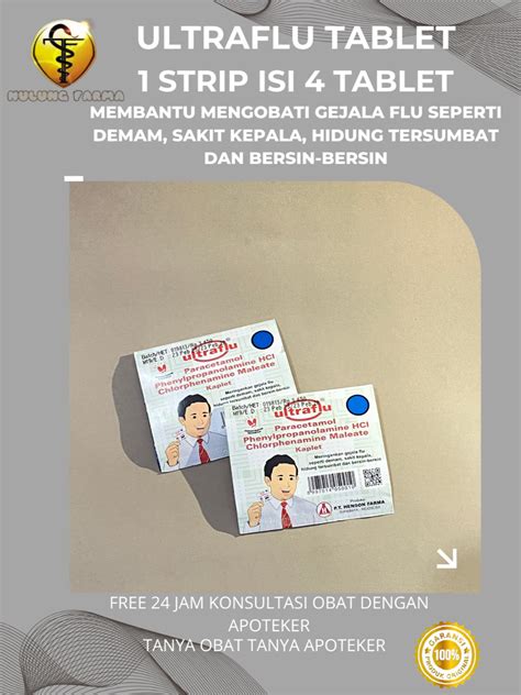 Jual Ultraflu Tablet Strip Isi Tablet Shopee Indonesia