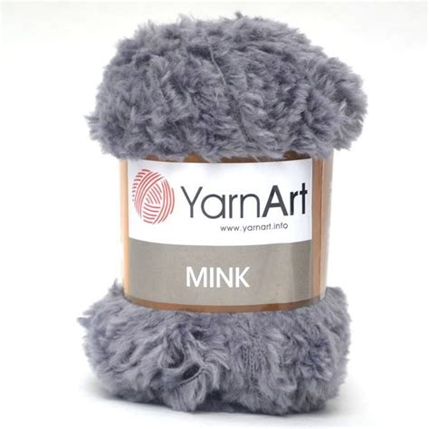 Yarn Yarnart Mink Fur Yarn Hand Knit Yarn Fake Fur Yarn For Etsy