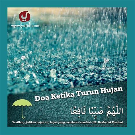 Doa Ketika Turun Hujan