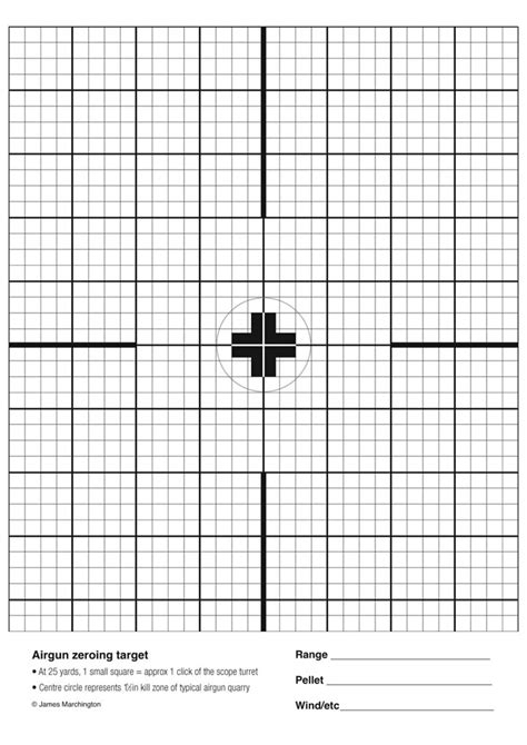 Sighting Targets Printable Targets Print Your Own Sight In Shooting