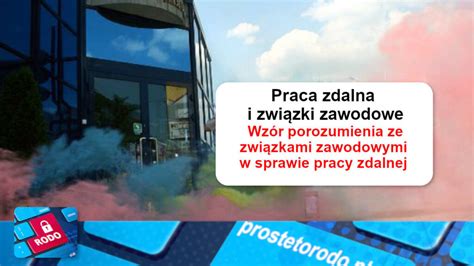 Wzór porozumienia w sprawie pracy zdalnej Proste to RODO